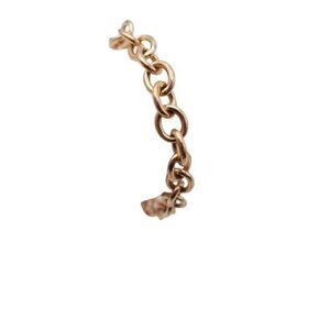 Bronze Milor Italy Gold Tone Chain Link Bracelet Lobster Closure